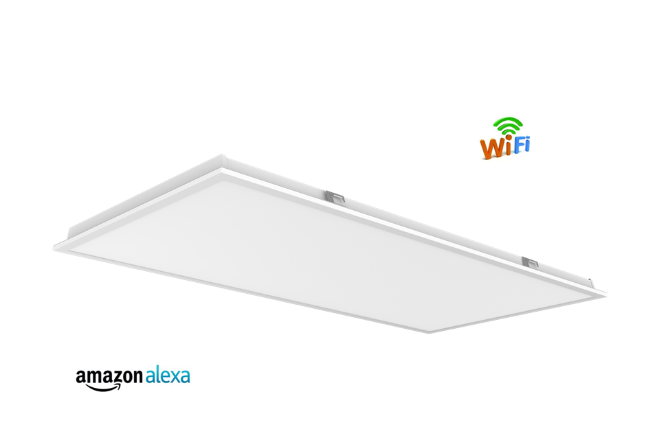 Recessed Mounted Back-lit Panel Smart  Light With WiFi
